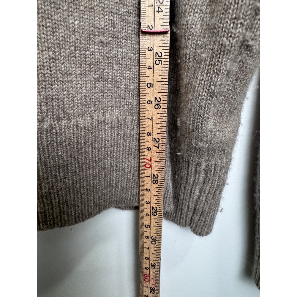 J.Crew Men Brown Cashmere Crewneck Sweater CB520 Medium - Picture 7 of 7